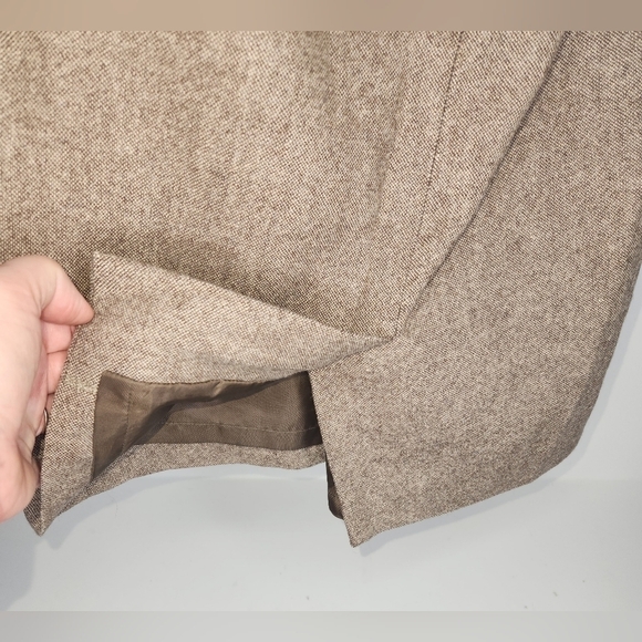 Ann Taylor Skirt Petites Size 0 Brown - Picture 3 of 5